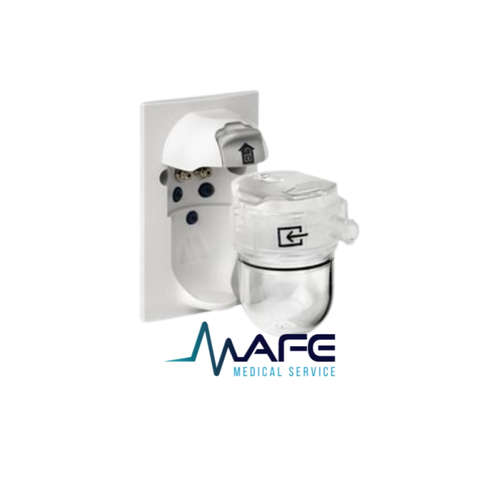 Trampa de agua desechable Mindray Dryline II para monitorización de EtCO2, esencial para proteger el sensor de gases.