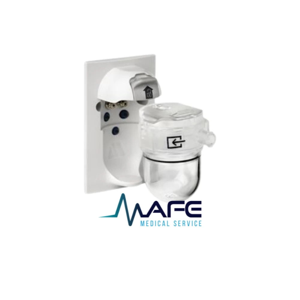 Trampa de agua desechable Mindray Dryline II para monitorización de EtCO2, esencial para proteger el sensor de gases.