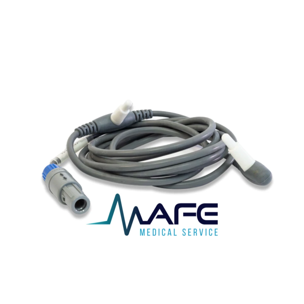 Sensor de temperatura dual para humidificador Himidem CT dual, con cable y conectores de plástico.