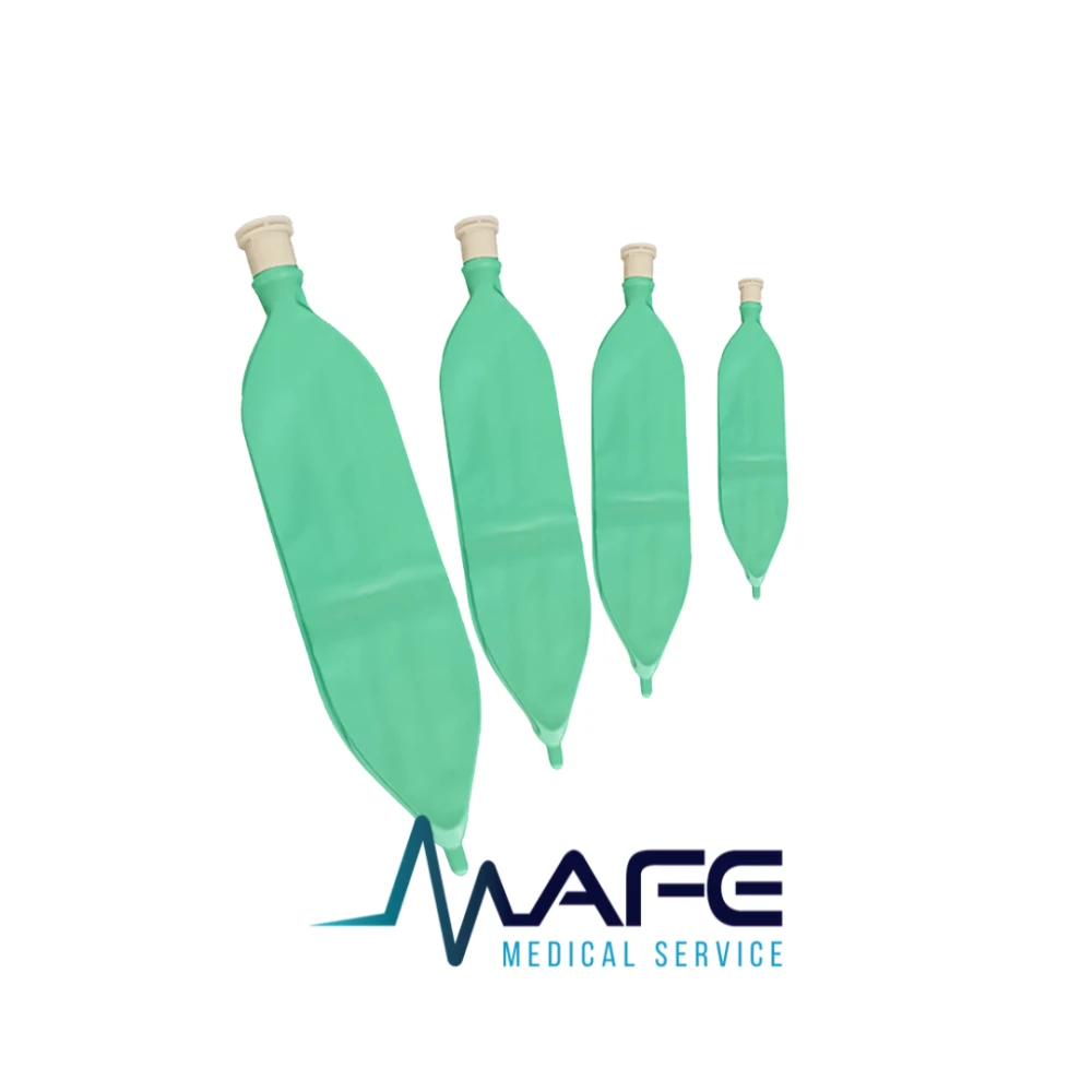 Bolsas para anestesia King Systems en 1/2, 1, 2 y 3 litros de capacidad, de color verde y sin látex - MAFE Medical Service